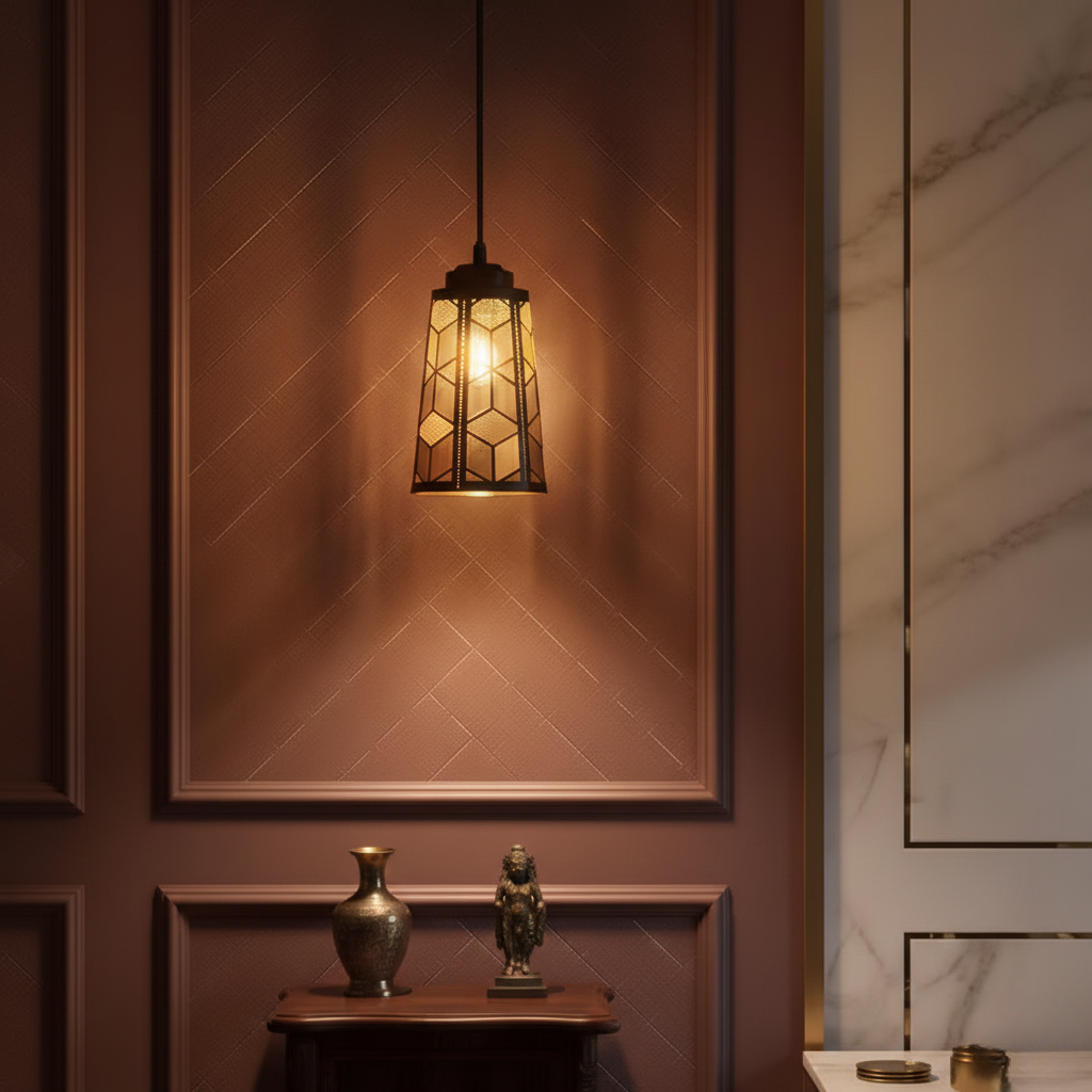 Combo pack includes 2 high-quality metal pendant lights,