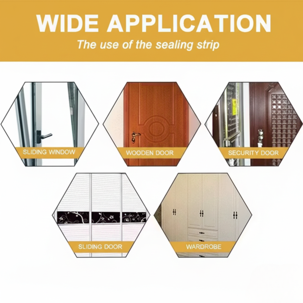 Door and window seal strip , soundproof door bottom