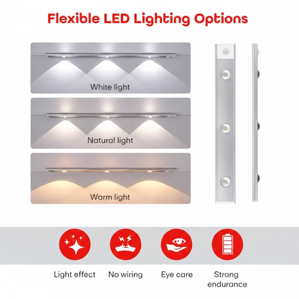 Lighting, Wireless Motion Sensor Closet Lights, Rechargeable Light