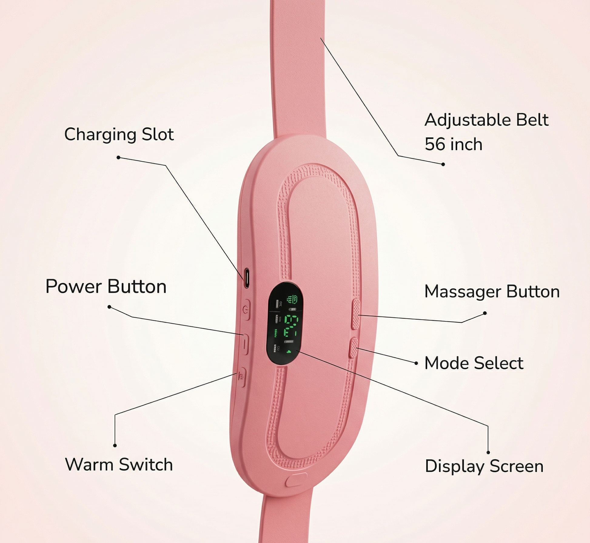 Electric period cramps massager