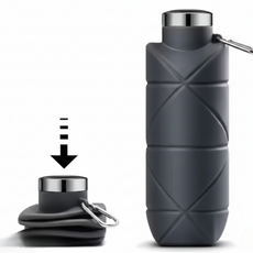 Pack of 1 – 700ml Foldable Silicone Water Bottle – Multicolor, Space-Saving, Leakproof