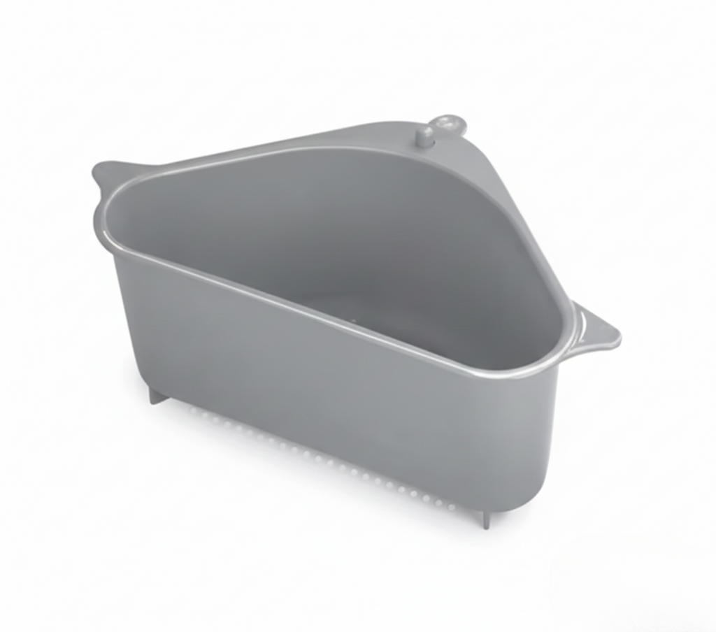 Multi-functional kitchen triangle drain sink storage rack