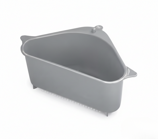 Multi-functional kitchen triangle drain sink storage rack