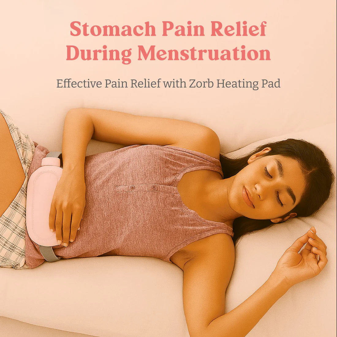Electric period cramps massager