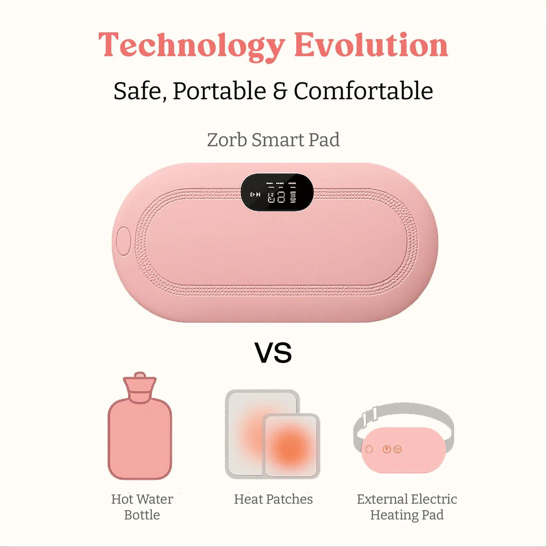 Electric period cramps massager