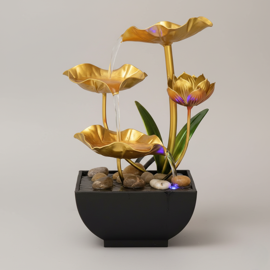 BHNIPA Water Fountain for Home Decor,