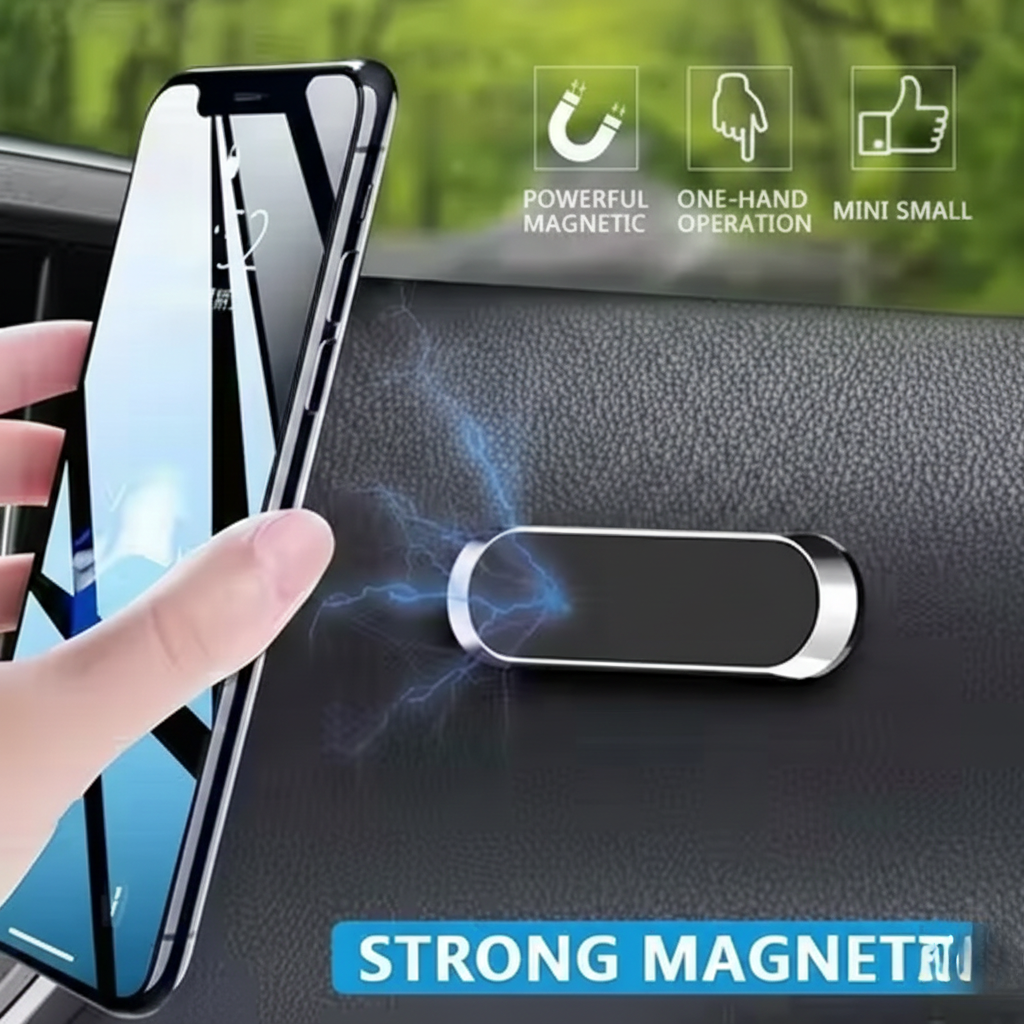 Magnetic phone mount for car