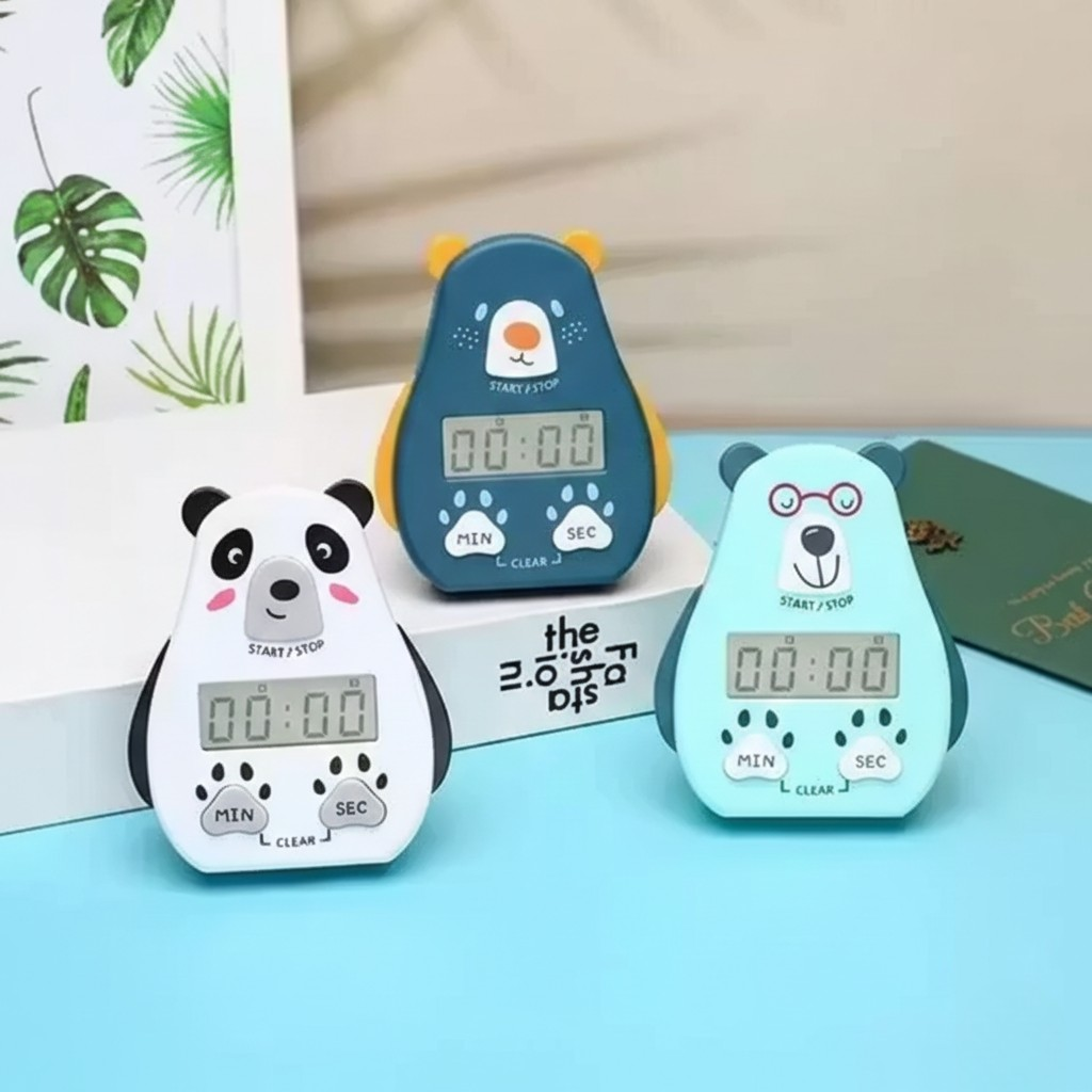 Cute cartoon kitchen electronic timer