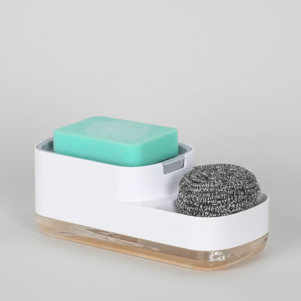 Plastic Dishwashing Soap. Dispenser Countertop Soap