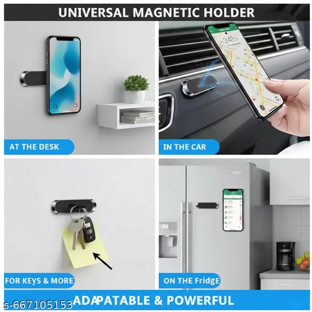 Magnetic phone mount for car