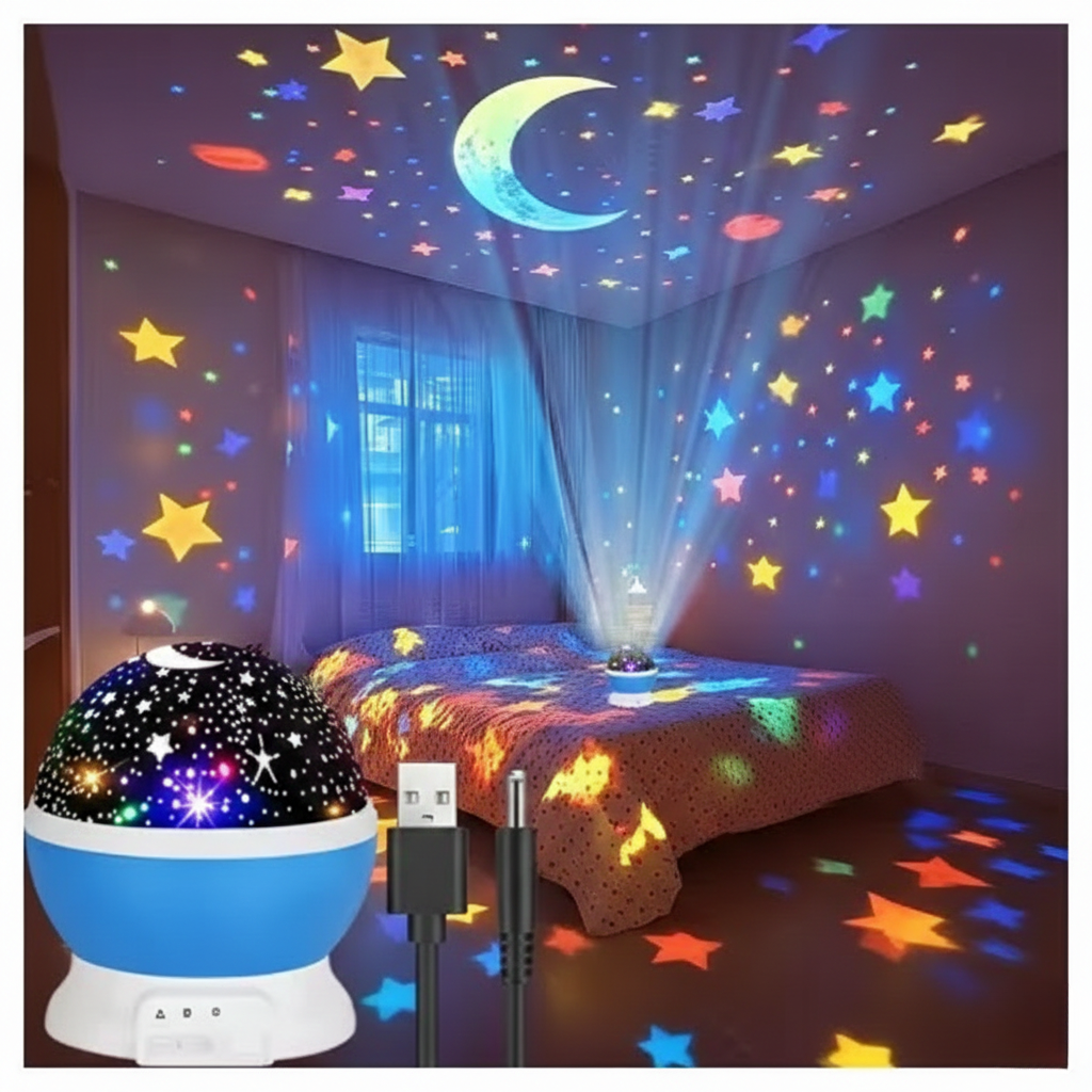 Operated for Bedroom Décor Gift for All Multicolor