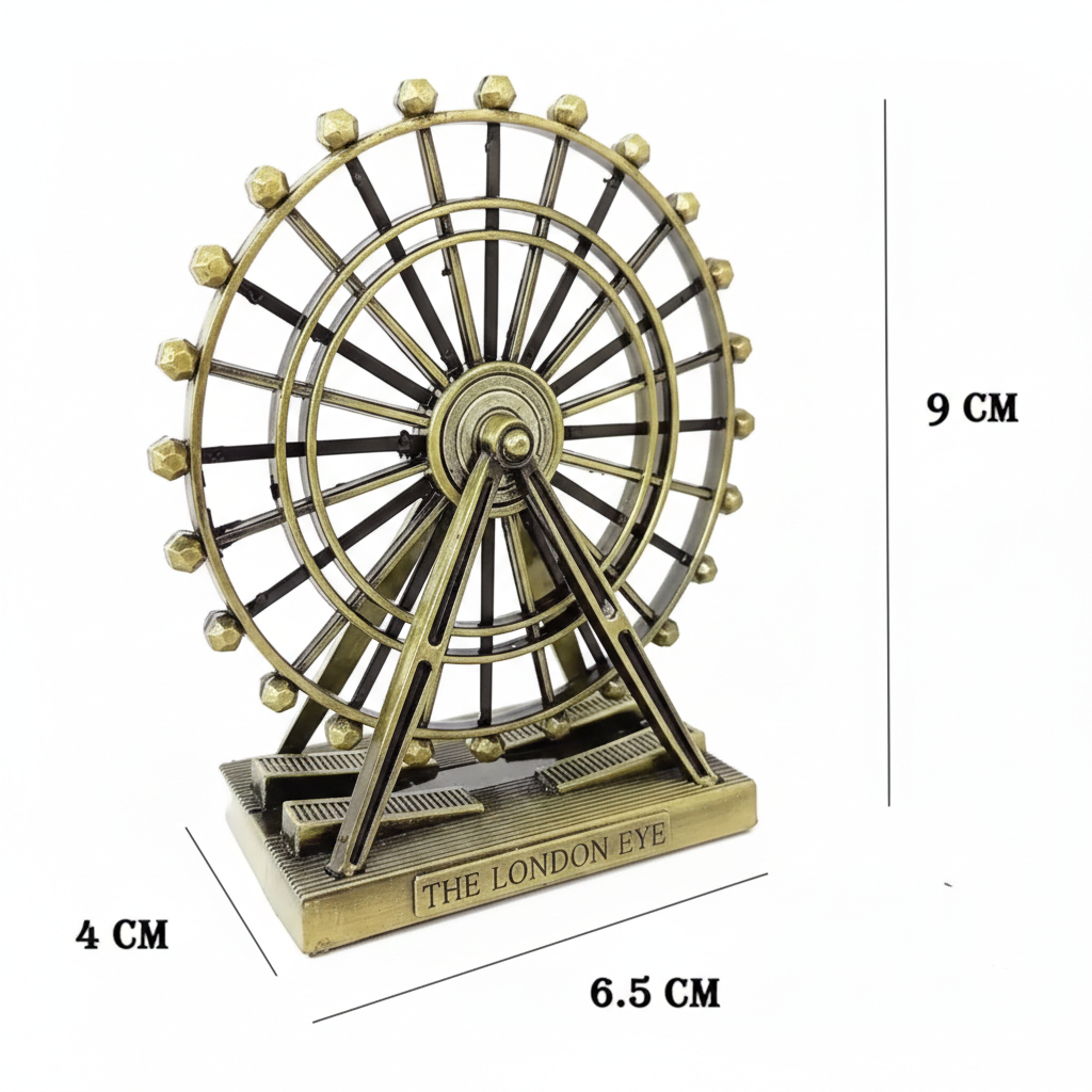 Handicraft Metal The London Eye Ornament Vintage Home
