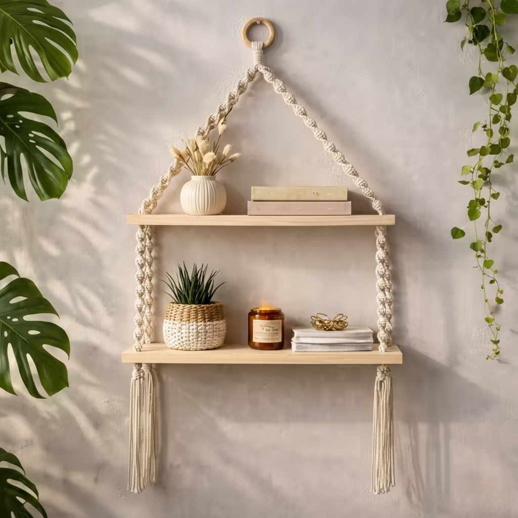 Hanging wall shelf