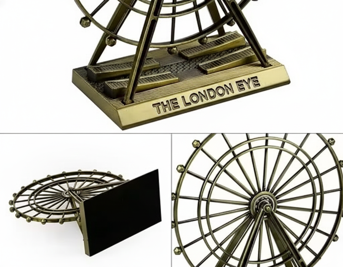 Handicraft Metal The London Eye Ornament Vintage Home