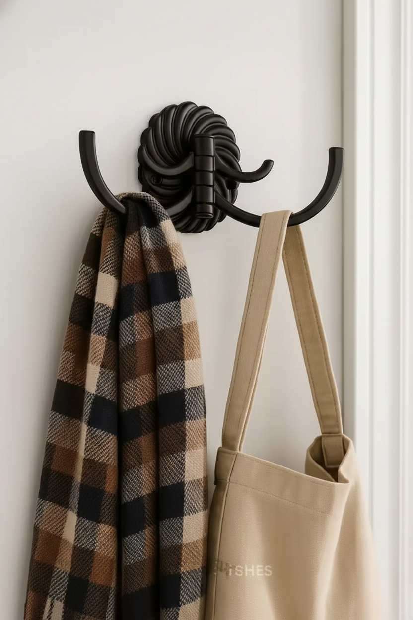 Designer Metal Wall Hook for Bags & Clothes