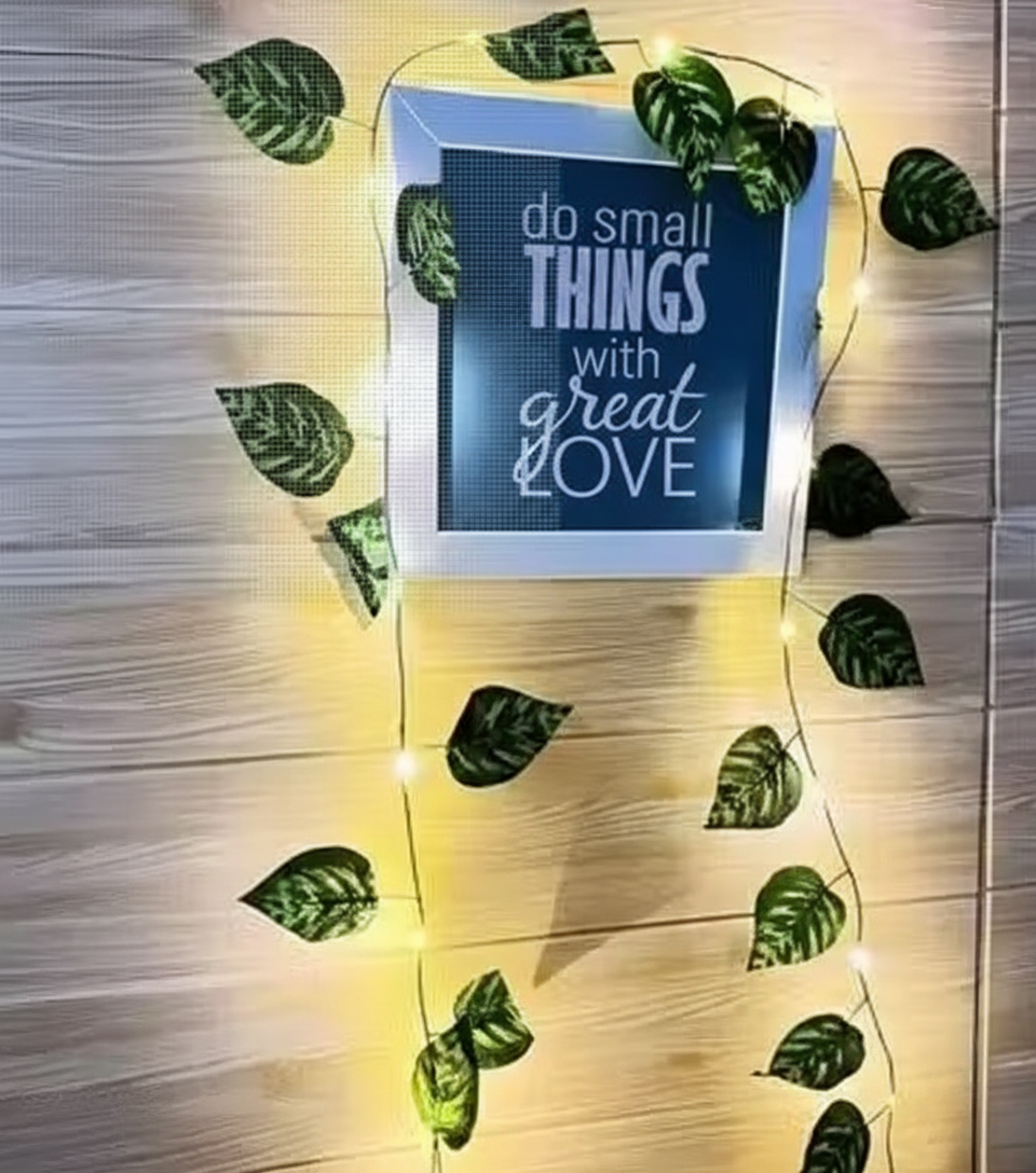 Waterproof Lights | Vine Garland Hanging for Wall