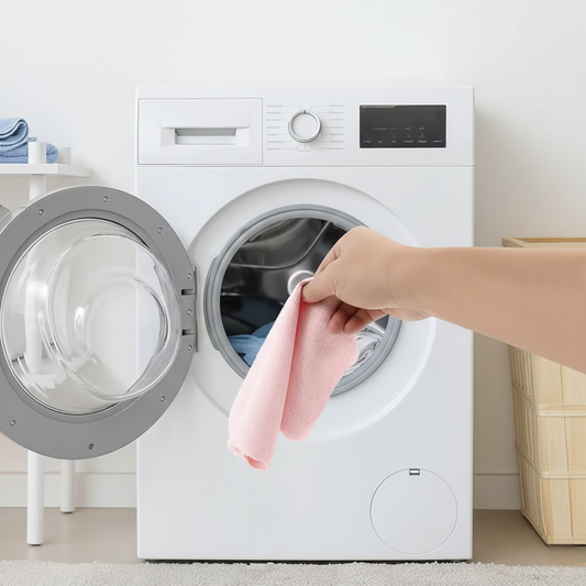 Reusable Microfiber Cleaning Cloth Roll (20 Pcs), Washable