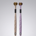 Triple-Sided Soft Bristle Toothbrush with Tongue