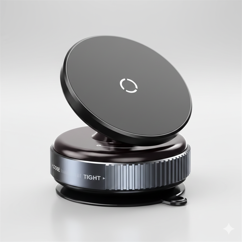Magnetic phone holder for car, rotate 360 degree